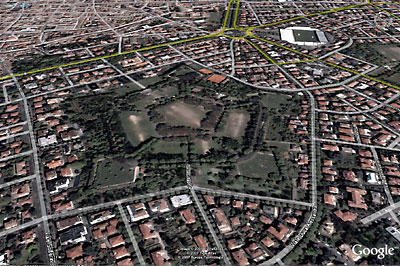 世界星型城郭の旅：イタリア、パルマ、Parco Cittadella